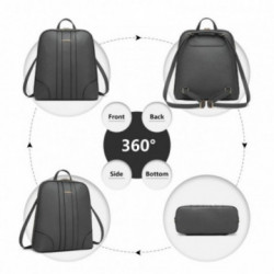 Tmavosivý praktický dámsky 3v1 set Kerasia