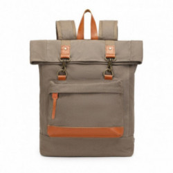 Hnedý veľkokapacitný mestský batoh Aristeides