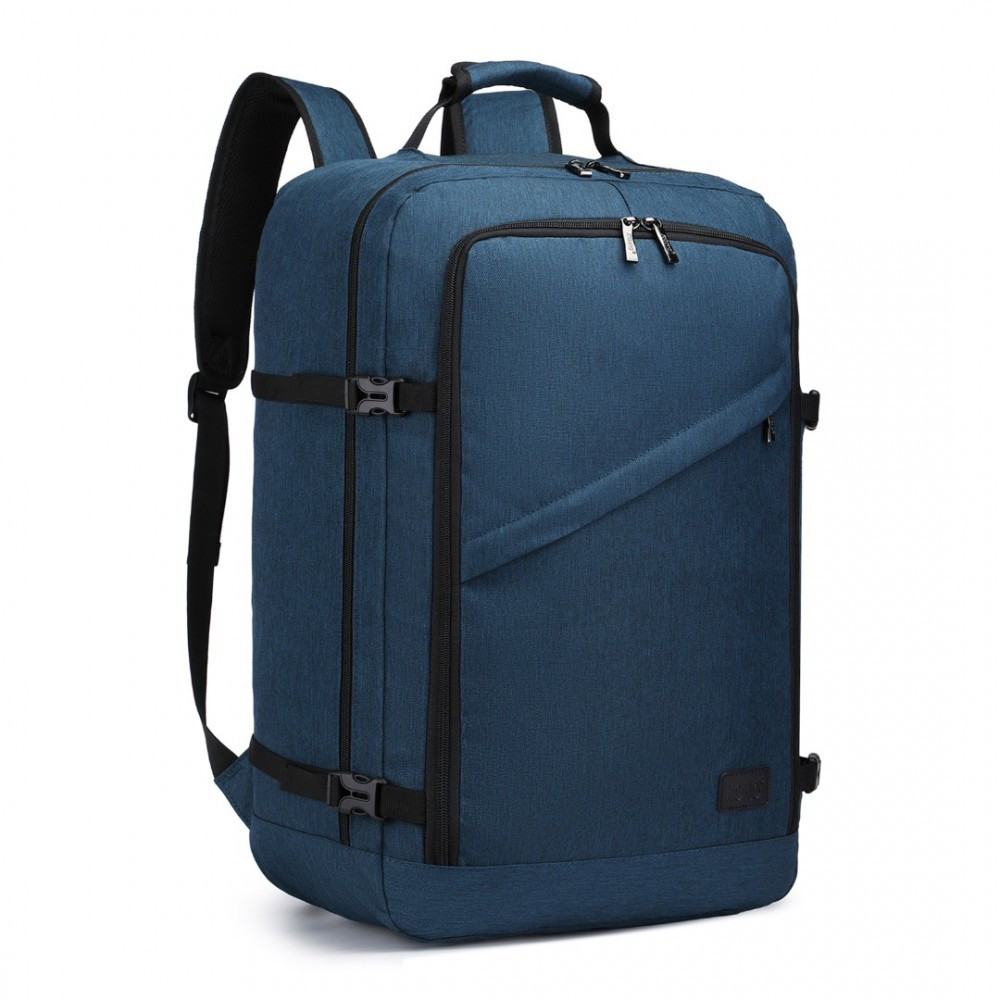 Tmavo modrý veľkokapacitný cestovný batoh Agapis
