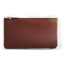 Hnedá kožená etue Kaylee