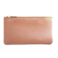 Béžová kožená etue Kaylee