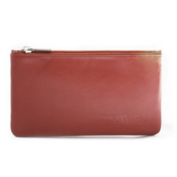 Tmavo ružová kožená etue Kaylee