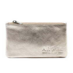 Zlatá kožená etue Kaylee