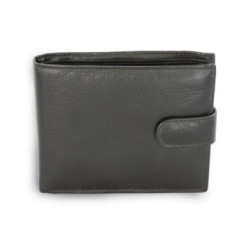 Čierna pánska kožená peňaženka Thomas