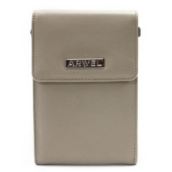 Svetlo béžová klopnová dámska mini kabelka Agota