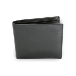 Čierna pánska kožená peňaženka Adodine