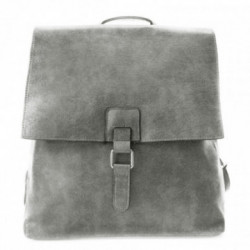 Svetlosivý klopnový dámsky batoh Mano