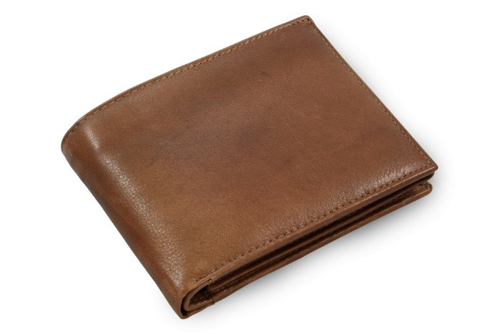 Tmavo hnedá pánska kožená peňaženka Malachi
