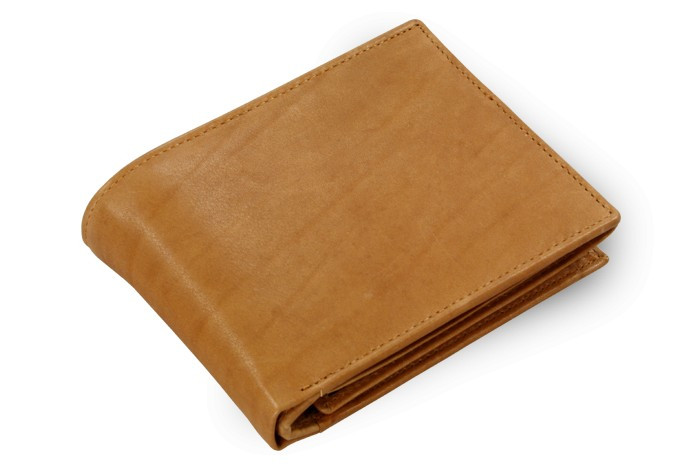 Svetlo hnedá pánska kožená peňaženka Malachi