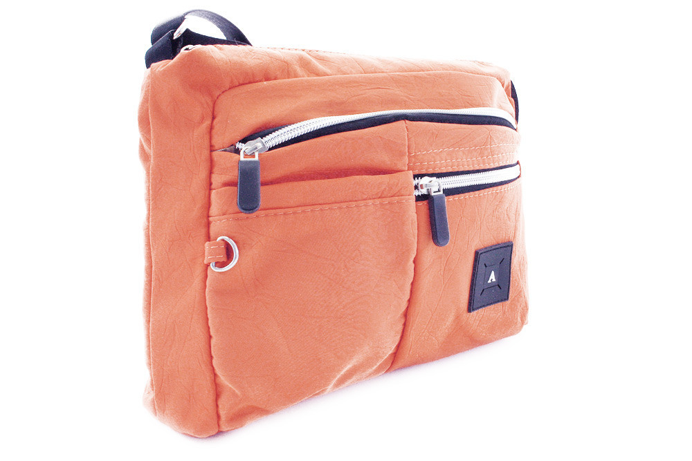 Ružová zipsová dámska crossbody taška Baylen