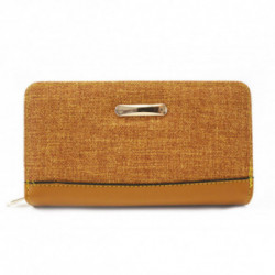 Hnedá zipsová dámska peňaženka Trace