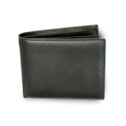 Čierna pánska kožená peňaženka Agapito
