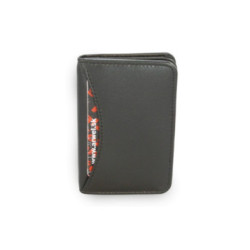 Čierny kožený vizitkár Miguel