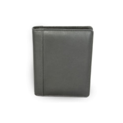 Čierny kožený vizitkár Manuel