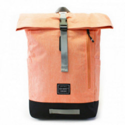 Ružový priestranný mestský batoh Blaisdell