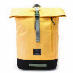 Žltý priestranný mestský batoh Blaisdell