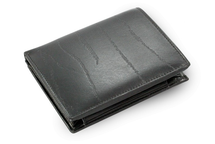 Čierna pánska kožená peňaženka Everett