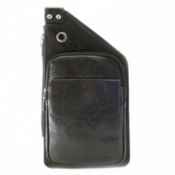 Čierny pánsky zipsový crossbag Adona