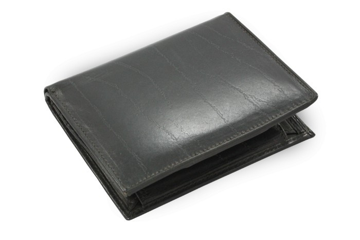 Čierna pánska kožená peňaženka Kaiden