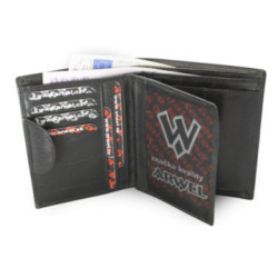 Čierna pánska kožená peňaženka Kaiden