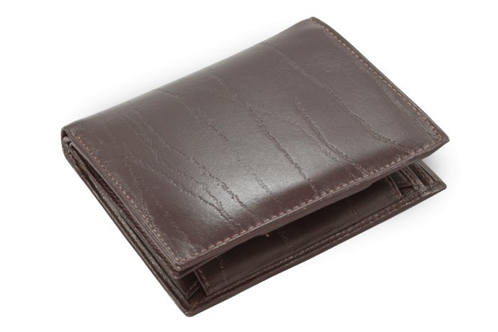 Tmavo hnedá pánska kožená peňaženka Kaiden