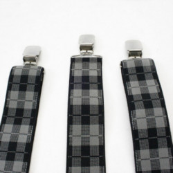 Sivé štýlové pánske traky Phineas