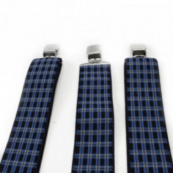 Modré štýlové pánske traky Phineas