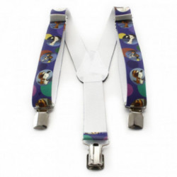 Farebné detské traky v tvare Y s potlačou Dionte