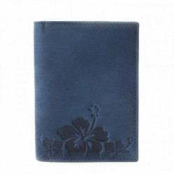 Tmavo modrý dámsky kožený vizitkár Fotie