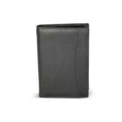 Čierna kožená dokladovka Madelien