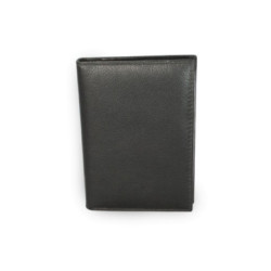 Čierna kožená dokladovka Elien