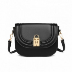 Čierna dámska klopnová kabelka Ronie