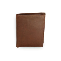 Tmavo hnedá pánska kožená peňaženka Jordan