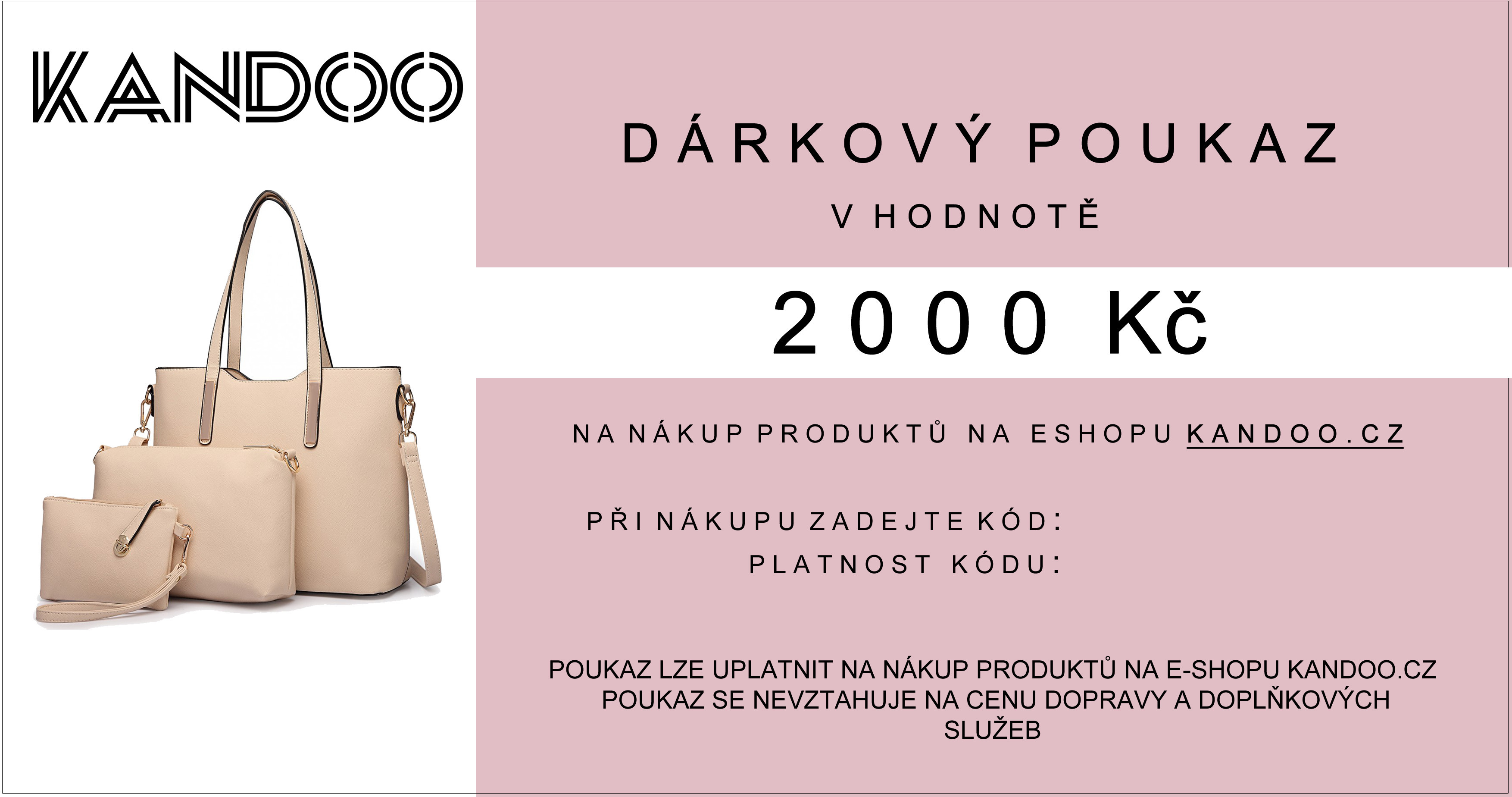Dárkové poukazy 2500 Kč