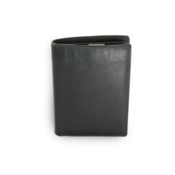 Čierna pánska kožená peňaženka Hector