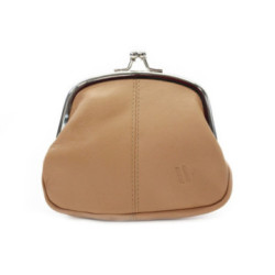 Béžová dámska rámová minipeňaženka Isabella