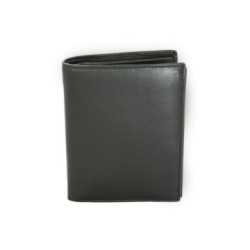 Čierna pánska kožená peňaženka Evan