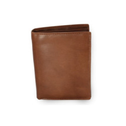 Tmavo hnedá pánska kožená peňaženka Dominico