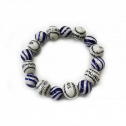 Modrobiely dámsky náramok Orlaya