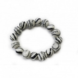 Čiernobiely dámsky náramok Orlaya