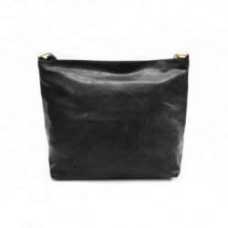 Čierna dámska jednoduchá crossbody kabelka Amaya