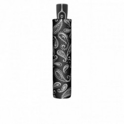 Bieločierny dámsky plne automatický dáždnik Alika