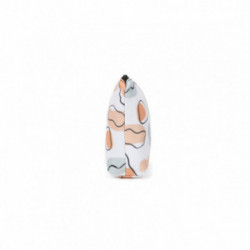 Biela štýlová dámska kozmetická taštička Evelina