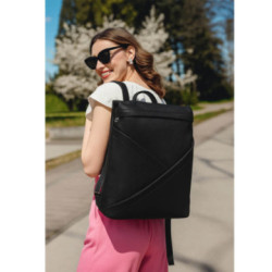 Čierny praktický dámsky batoh Ivora