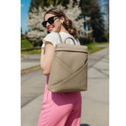 Svetlo hnedý praktický dámsky batoh Ivora