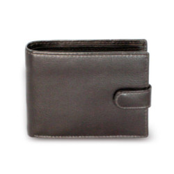 Tmavo hnedá pánska kožená peňaženka Jace