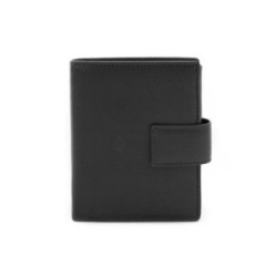 Černá pánská kožená peněženka se zápinkou Jonah