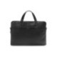 Černá kožená taška na notebook přes rameno 112-7039-60