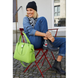 Svetlo zelená dámska taška do ruky aj cez rameno Izumi