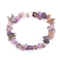 Fialový dámsky náramok z minerálov Ametyst